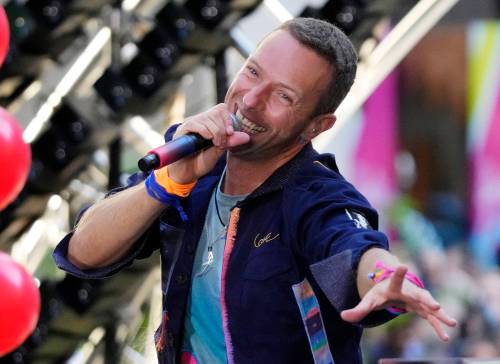Charles Sykes / Invision Files
                                Coldplay singer Chris Martin is 49 today.