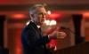 Prime Minister Mark Carney speaks at the Canada-India Growth and Investment Forum in Mumbai, India, Saturday, Feb. 28, 2026. (Adrian Wyld / The Canadian Press)