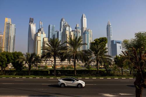 Christopher Pike/Bloomberg
                                Iran fired missiles and drones toward Dubai and the United Arab Emirates after the U.S. and Israel launched air strikes against Tehran&rsquo;s regime, Saturday.