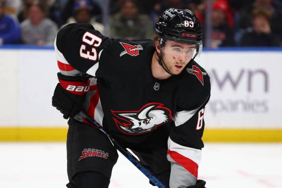 The Winnipeg Jets picked up Buffalo Sabres forward Isak Rosen in the Logan Stanley-Luke Schenn trade on Thursday. (Jeffrey T. Barnes / The Associated Press files)