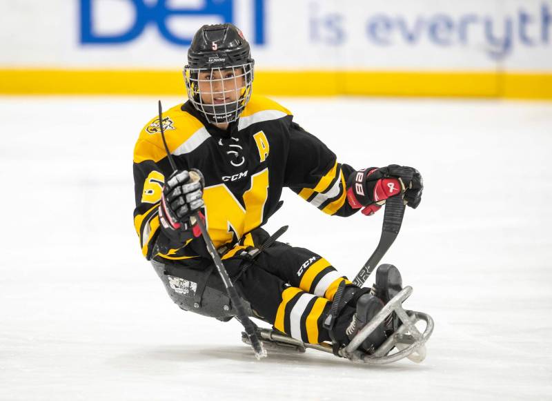 BROOK JONES/FREE PRESS
                                Team Manitoba Para Hockey star Alyssa White, is also a member of Team Canada.