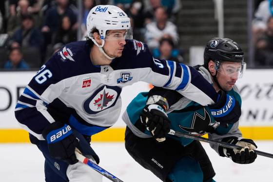 Winnipeg Jets forward Morgan Barron (Godofredo A. Vásquez / The Associated Press files)