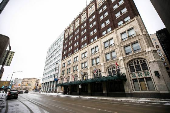 The proposed $48-million re-development of the Marlborough Hotel promises to include “bars, restaurants and a sky view banquet hall.” (Mikaela MacKenzie / Free Press files)