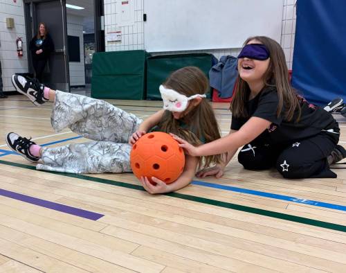 MAGGIE MACINTOSH / FREE PRESS
                                The Paralympic team sport goalball was originally created for athletes who have visual impairments.