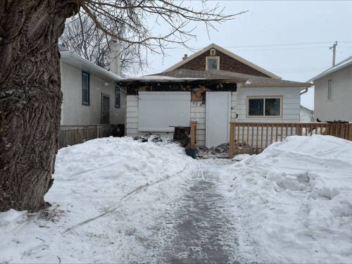Fire crews responded to a fire at 319 Trent Ave. on Monday night.