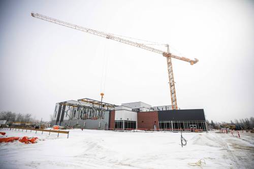 MIKAELA MACKENZIE / FREE PRESS FILES
                                The new pump station building at the North End wastewater treatment plant.