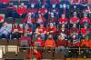 MIKE DEAL / FREE PRESS
                                Road safety advocates wearing red shirts to honour crash victim Rob Jenner fill the gallery at city hall for the vote on the speed limit change on Wellington Crescent.