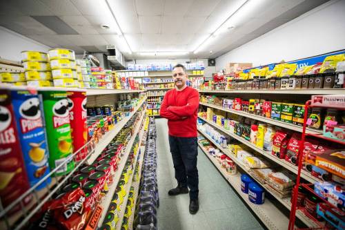IKAELA MACKENZIE / FREE PRESS
                                Seyed Ahmadi, owner of Ellice Avenue Deli Store: &lsquo;If the big guys would get a break, the little guys should … get a break.&rsquo;