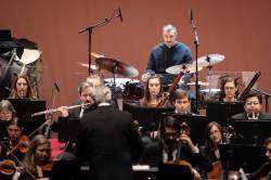 Matt Duboff photo
                                Ilia Rayskin plays drums on Stewart Copeland&rsquo;s Tyrant&rsquo;s Crush, performed with the Winnipeg Symphony Orchestra.