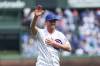 Geoff Stellfox / THE ASSOCIATED PRESS
                                Winnipeg Jets forward Jonathan Toews threw out the first pitch before the Chicago Cubs game on Sunday at Wrigley Field. The former Blackhawk captain faces his former club on Tuesday.