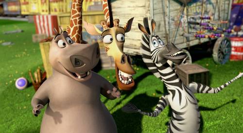 People expecting to see scenes from the Madagascar films were instead treated to AI-generated images. (DreamWorks Animation)