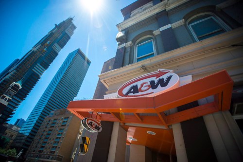 An A&W restaurant in Toronto is photographed on Monday, July 9, 2018. THE CANADIAN PRESS/ Tijana Martin