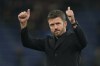 Manchester United's coach Michael Carrick walks off the pitch after the Premier League soccer match between Manchester United and Everton in Liverpool, England, Monday, Feb. 23, 2026. (AP Photo/Ian Hodgson)