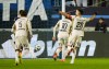 Lens' Florian Thauvin (10) scores from the penalty spot during the French League One soccer match between Paris FC and Lens in Paris, Saturday, Feb. 14, 2026. (AP Photo/Michel Euler)