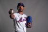 FILE - This is a 2026 photo of Freddy Peralta of the New York Mets baseball team. This image reflects the Mets' active roster as of Thursday, Feb. 19, 2026 when this image was taken. (AP Photo/Jeff Roberson, file)