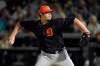 FILE - Detroit Tigers pitcher RJ Petit throws during the first inning of a spring training baseball game against the New York Yankees, March 7, 2024, in Tampa, Fla. (AP Photo/Charlie Neibergall, File)