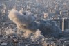 Smoke rises from an Israeli airstrike in Dahiyeh, Beirut's southern suburbs, Lebanon, Tuesday, March 10, 2026. (AP Photo/Bilal Hussein)