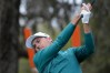 Jordan Spieth hits off the 12th tee during the second round of The Players Championship golf tournament Friday, March 13, 2026, in Ponte Vedra Beach, Fla. (AP Photo/Gerald Herbert)