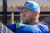 Toronto Blue Jays George Springer watches batting practice at Spring Training in Dunedin, Fla. on Friday Feb. 20, 2026. THE CANADIAN PRESS/Frank Gunn