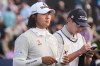 S.H. Kim of South Korea walks to the 17th tee during the first round of The Players Championship golf tournament Thursday, March 12, 2026, in Ponte Bedra Beach, Fla. (AP Photo/Gerald Herbert)