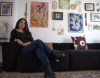 Ariana Afshar, one of many Iranian American content creators struggling to amplify the voices of Iranians amidst an internet blackout in Iran amidst the ongoing war, poses for a photo Monday, March 9, 2026, in New York. (AP Photo/Safiyah Riddle)