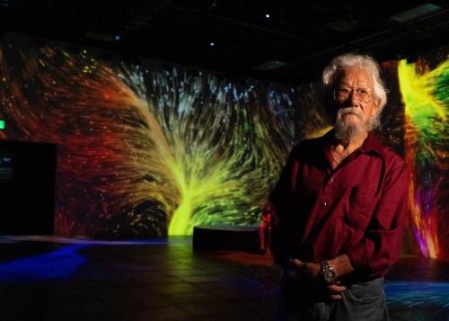 David Suzuki is pictured during an interview with The Canadian Press, in Montreal, Thursday, Sept. 19, 2024. The David Suzuki Foundation collaborated with a new immersive exhibit, called Root for Nature. THE CANADIAN PRESS/Christinne Muschi