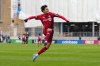 Toronto FC's Daniel Salloi (20) celebrates scoring his team's opening goal during first half MLS action against the New York Red Bulls in Toronto on March 14, 2026. THE CANADIAN PRESS/Chris Young