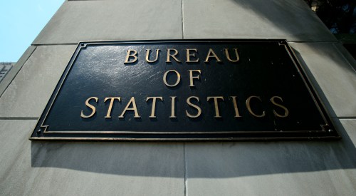 Statistics Canada says the country's population continued to edge down in the fourth quarter, dropping by 0.2 per cent. A Statistics Canada sign is pictured in Ottawa on Wednesday, July 3, 2019. THE CANADIAN PRESS/Sean Kilpatrick