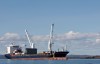 The cargo ship Rosaire A Desgagnés unloads its cargo to be transported into Iqaluit on Tuesday, Aug. 18, 2009. Adrian Wyld/TCPI/The Canadian Press
