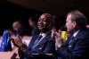 FILE - Confederation of African Football (CAF) President Patrice Motsepe claps during the 73rd FIFA Congress, in Kigali, Rwanda, March 16, 2023. (AP Photo, File)