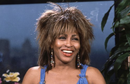 FILE - Tina Turner is shown during an interview in New York on Sept. 14, 1984. (AP Photo/Richard Drew, File)