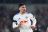 FILE - Leeds' Joel Piroe runs into position during the English Premier League soccer match between Leeds United and Chelsea, at Elland Road Stadium in Leeds, England, Wednesday, Dec. 3, 2025. (AP Photo/Dave Shopland, File)