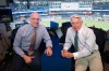 Sportsnet broadcasters Dan Shulman (left) and Buck Martinez sit in the commentary booth ahead of Game 7 of the World Series between the Toronto Blue Jays and Los Angeles Dodgers in Toronto on Nov. 1, 2025. THE CANADIAN PRESS/Chris Young