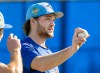 Toronto Blue Jays pitcher Trey Yesavage talks about his pitches at spring training in Dunedin, Fla., on Feb. 13, 2026. THE CANADIAN PRESS/Frank Gunn