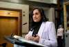 Minister of Foreign Affairs Anita Anand makes an announcement on federal aid for nations affected by the war in the Middle East, in the Foyer of the House of Commons on Parliament Hill in Ottawa, on Thursday, March 12, 2026. THE CANADIAN PRESS/Justin Tang