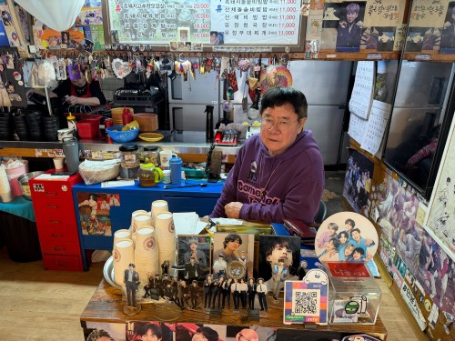 Jang Young Kun, owner of Yoojung Sikdang, poses for a photo at his restaurant in Seoul, South Korea, Friday, March 20, 2026. (AP Photo/Juwon Park)