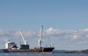 The cargo ship Rosaire A Desgagnes unloads its cargo to be transported into Iqaluit, Aug. 18, 2009. Adrian Wyld/TCPI/The Canadian Press