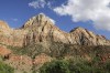 FILE - Sheer cliffs rise at Zion National Park, near Springdale, Utah., Sept. 16, 2015. (AP Photo/Rick Bowmer, File)