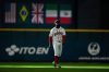 Mexico outfielder Randy Arozarena walks in from the outfield before a World Baseball Classic game against Italy, Wednesday, March 11, 2026, in Houston. (AP Photo/Ashley Landis)