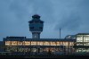 FILE - A control tower is seen at Laguardia International Airport on Saturday, Nov. 8, 2025, in New York. (AP Photo/Olga Fedorova, File)