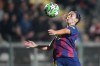 FILE - Barcelona's Aitana Bonmati controls the ball during the Women's Champions League soccer match between Roma and Barcelona, in Rome, Wednesday, Oct. 15, 2025. (AP Photo/Alessandra Tarantino, File)