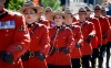 Members of the RCMP march during the Calgary Stampede parade in Calgary on Friday, July 5, 2024. THE CANADIAN PRESS/Jeff McIntosh