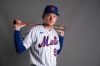 FILE - This is a 2026 photo of Carson Benge of the New York Mets baseball team. This image reflects the Mets' active roster as of Feb. 19, 2026 when this image was taken. (AP Photo/Jeff Roberson, File)