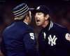 FILE - In this Oct. 21, 1976, file photo, New York Yankees manager Billy Martin argues a call with first base ump Bruce Froemming during the fourth game of baseball's World Series against the Cincinnati Reds at Yankee Stadium in New York. (AP Photo, File)