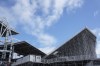 Scaffolding stands at Toronto FC’s BMO Field, in Toronto, Saturday, March 14, 2026, as new seating is built ahead of the stadium's use in the 2026 FIFA World Cup. THE CANADIAN PRESS/Chris Young