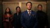 This image released by 20th Century Studios shows, from left, Eiza González, James Marsden, Vince Vaughn and Vince Vaughn in a scene from 