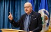 Winnipeg Coun. Russ Wyatt speaks at a press conference in Winnipeg on Friday, March 1, 2024. THE CANADIAN PRESS/John Woods