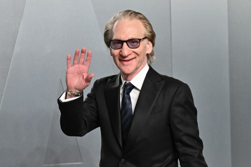 Bill Maher arrives at the Vanity Fair Oscar Party on Sunday, March 15, 2026, at the Los Angeles County Museum of Art in Los Angeles. (Photo by Evan Agostini/Invision/AP)