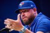 Toronto Blue Jays manager John Schneider speaks to media ahead of the team's season opener in Toronto, on Thursday, March 26, 2026. THE CANADIAN PRESS/Sammy Kogan