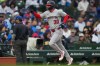 Washington Nationals' Jacob Young (30) runs the bases afer hitting a two-run home run during the fourth inning of an opening-day baseball game against the Chicago Cubs, Thursday, March 26, 2026, in Chicago. (AP Photo/Erin Hooley)